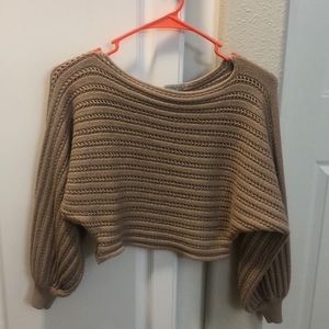 crop top long sleeve